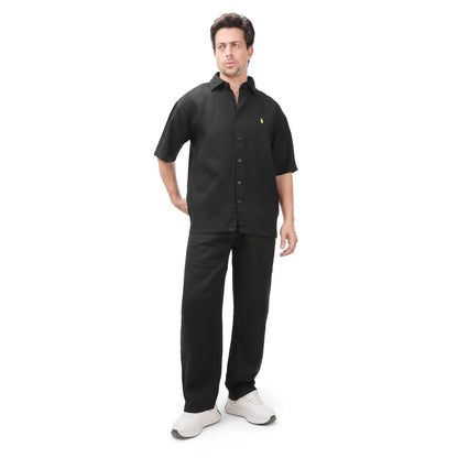 Polo Ralph Lauren Men's Relaxed Fit Linen Shirt - Short Sleeve