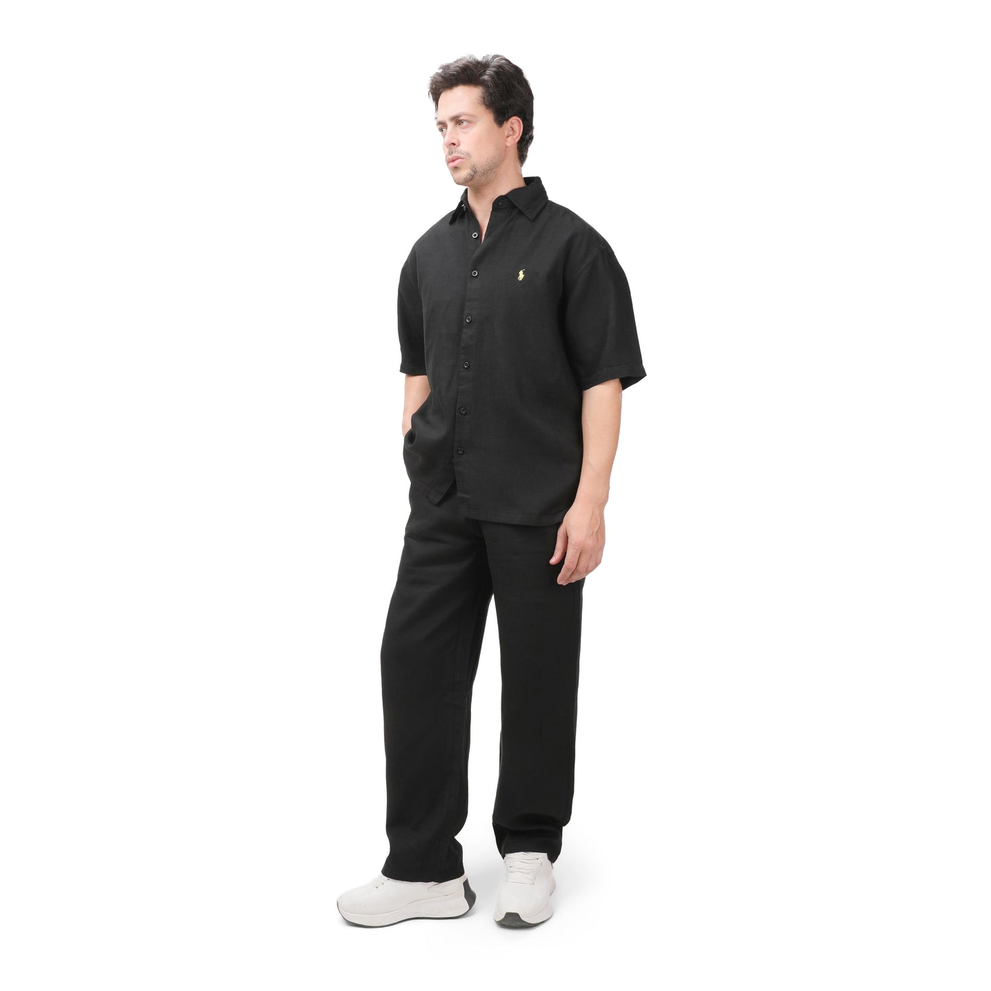 Polo Ralph Lauren Men's Relaxed Fit Linen Shirt - Short Sleeve
