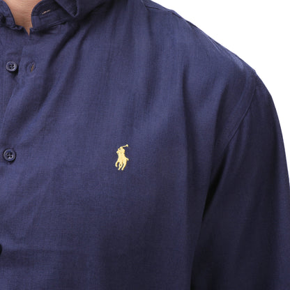 Polo Ralph Lauren Men's Relaxed Fit Linen Shirt - Short Sleeve