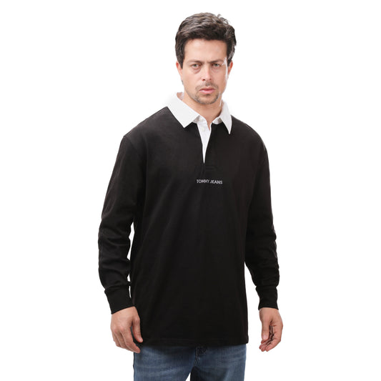 Tommy Jeans Long-Sleeve Rugby Polo