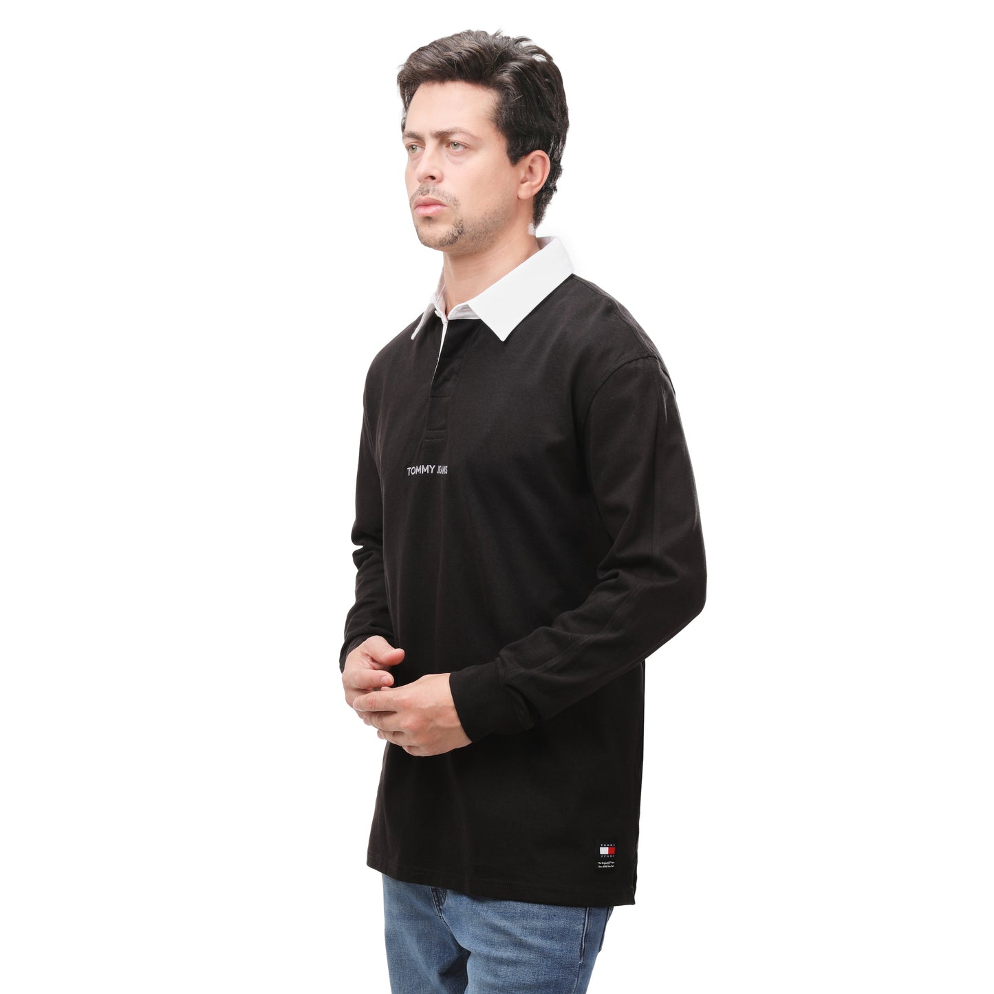Tommy Jeans Long-Sleeve Rugby Polo