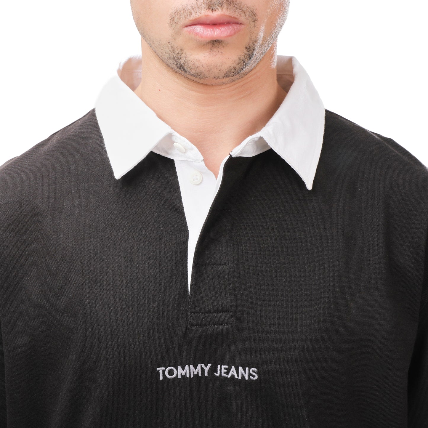 Tommy Jeans Long-Sleeve Rugby Polo