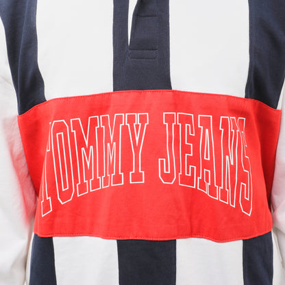Tommy Jeans Bold Vertical Stripe Rugby Shirt