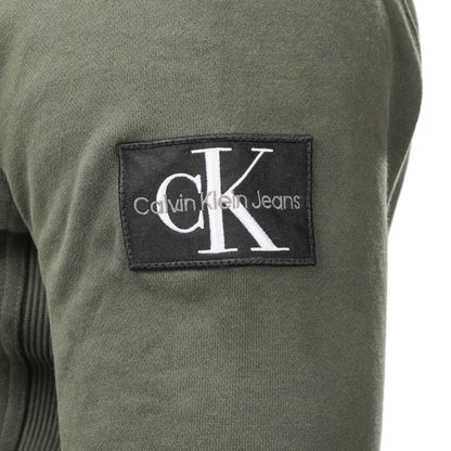 Calvin Klein Jeans Men’s Monogram Patch Zip-Up Hoodie