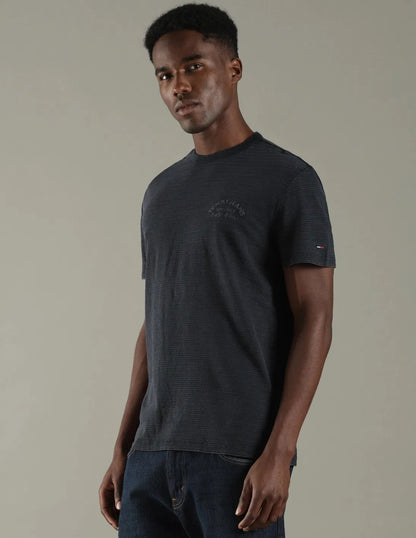 Tommy Jeans Men's Slub Textured Tonal Logo T-Shirt
