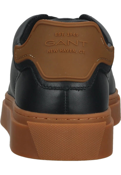 GANT Premium Leather Cupsole Sneakers in Midnight Navy