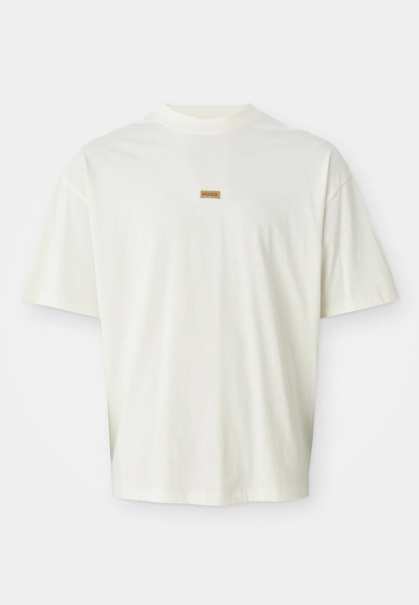 BOSS Men's Monochrome Abstract Brush Stroke Logo Luxury T-Shirt