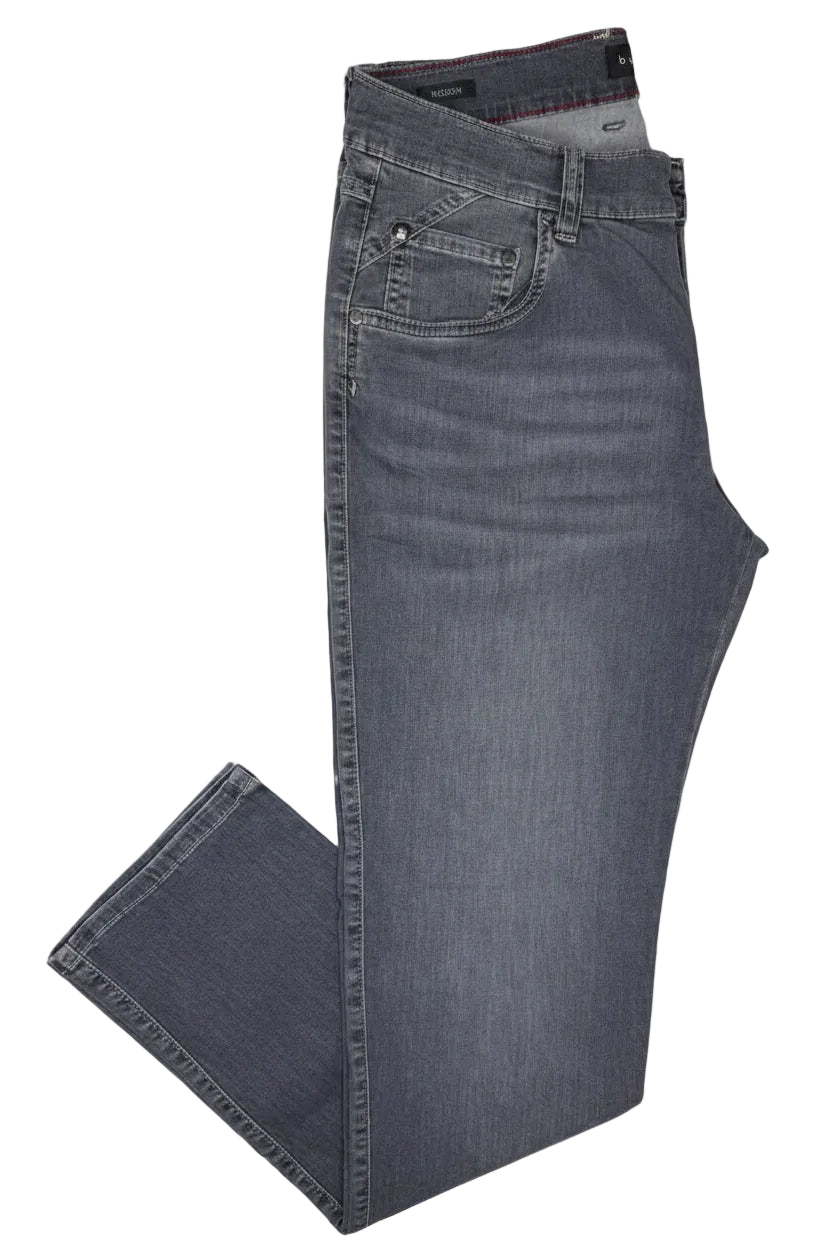 Bugatti Men's Modern Straight Stretch Denim Jeans