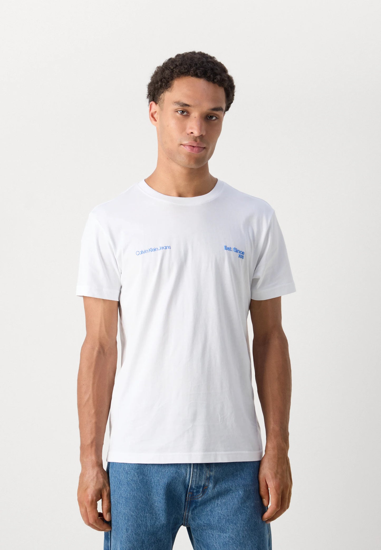 Calvin Klein Textured Logo Box T-Shirt