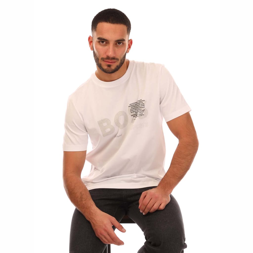Boss signature artwork T-shirt - slim fit