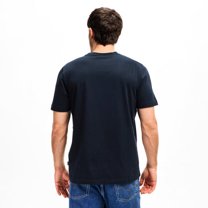 BOSS Men's Distressed Box Logo Luxury T-Shirt