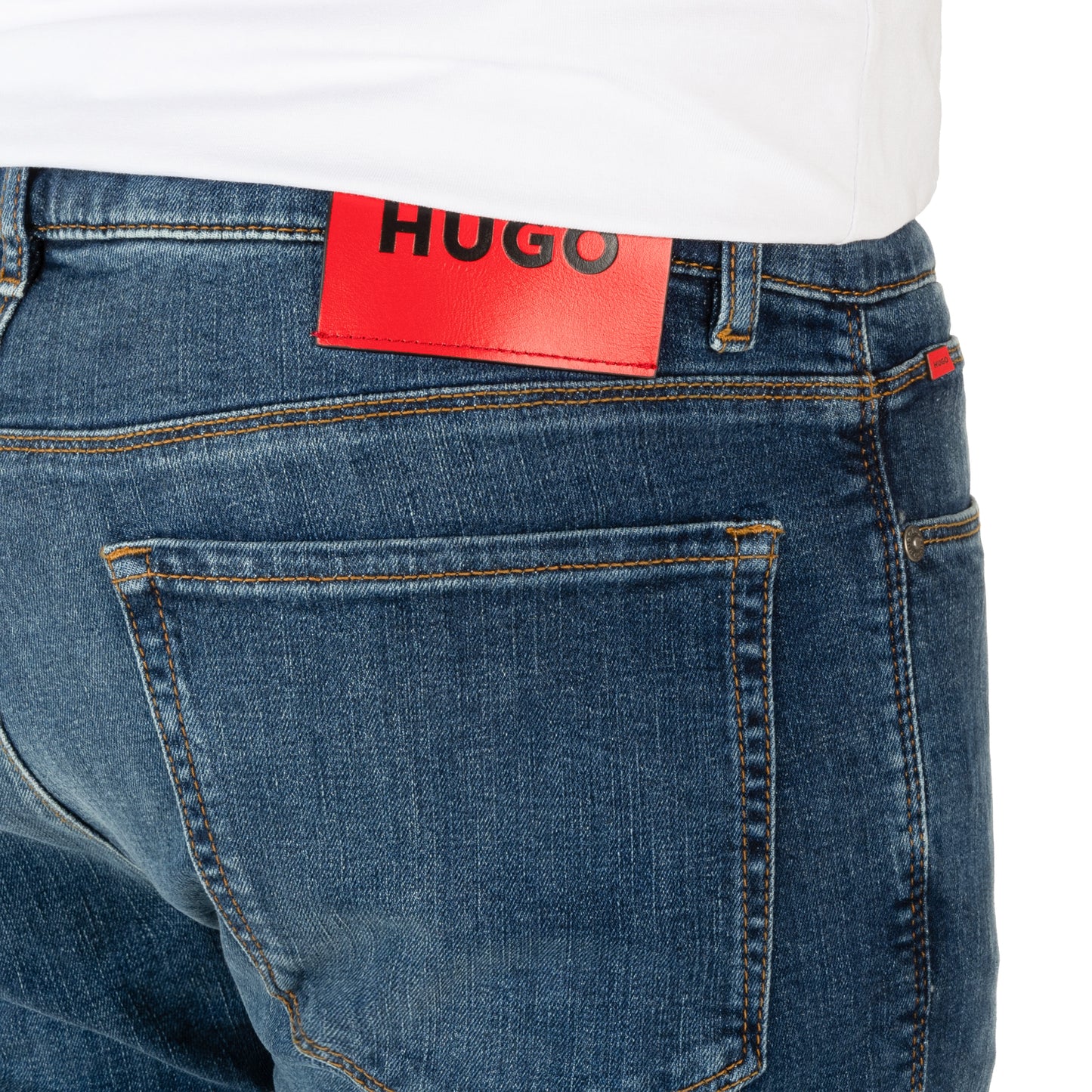 HUGO Men's Slim Fit Stretch Denim Jeans