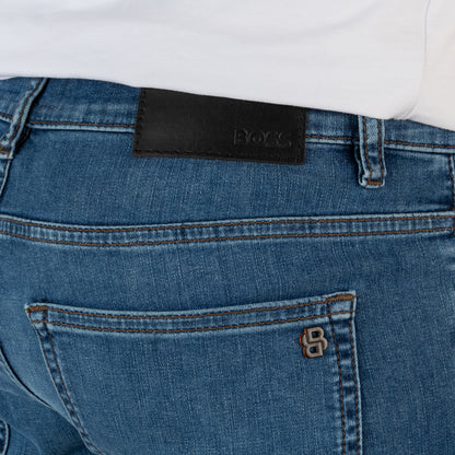 BOSS Men's Soft Motion Premium Stretch Denim Jeans