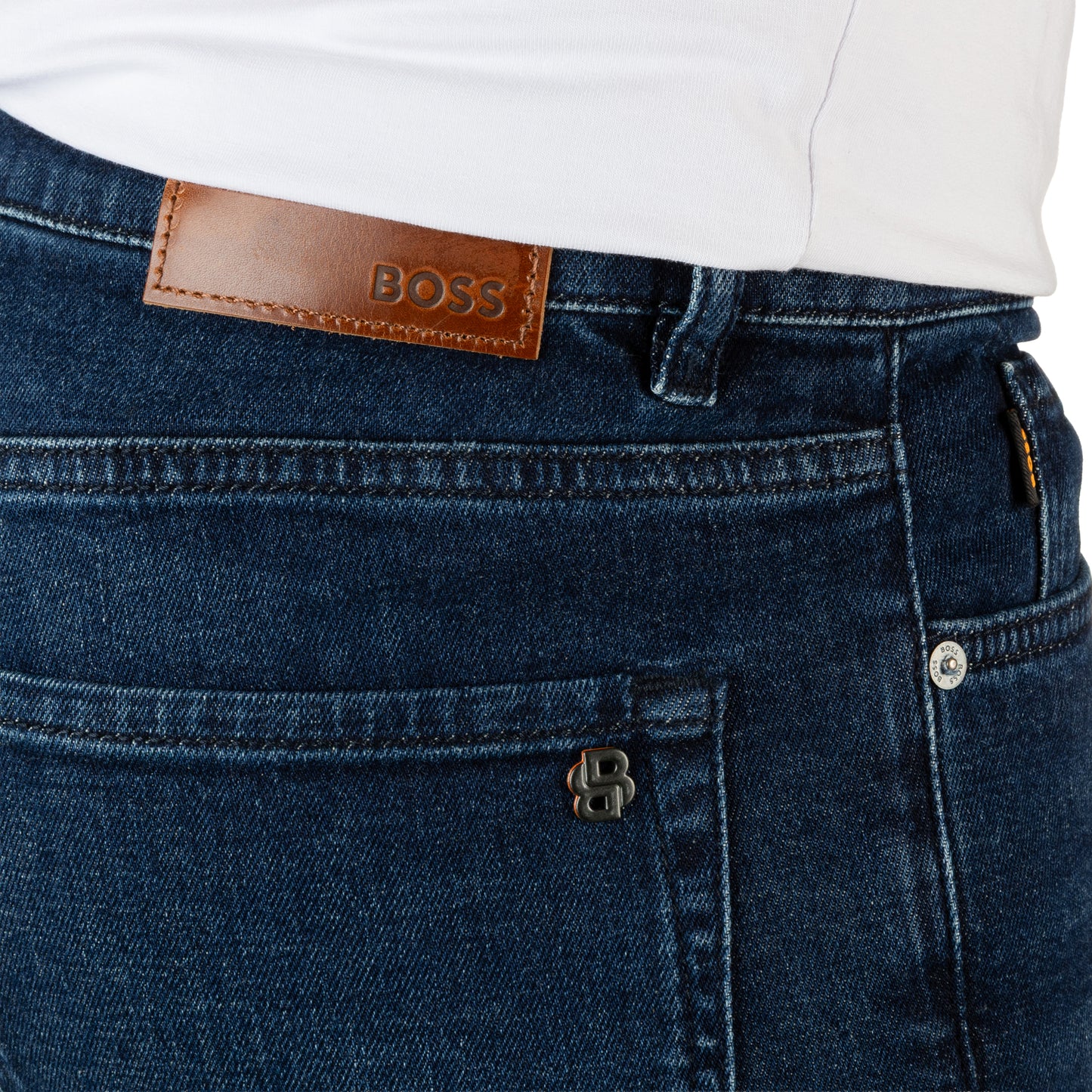 BOSS Men's Delaware Slim Fit Stretch Denim Jeans