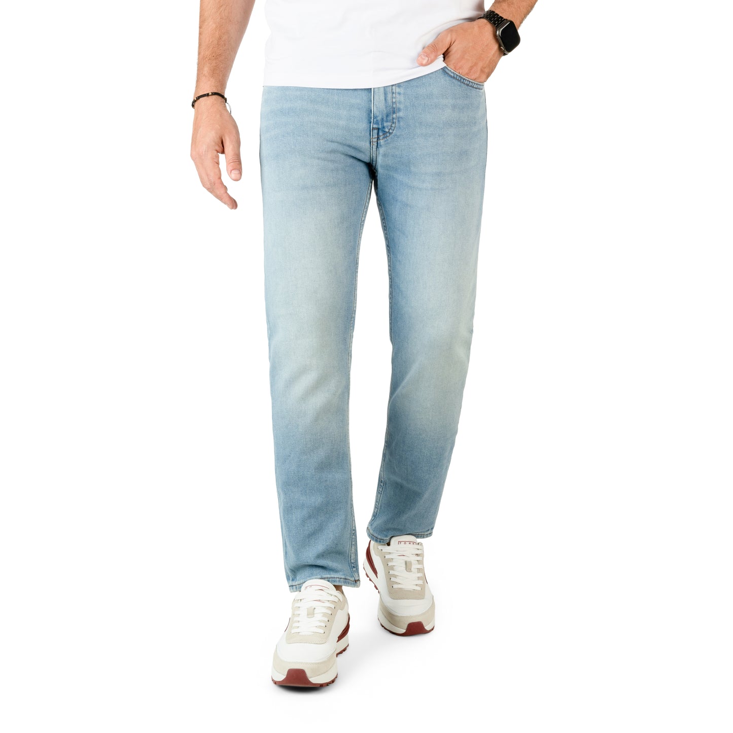 BOSS Men's Delaware Slim Fit Stretch Denim Jeans