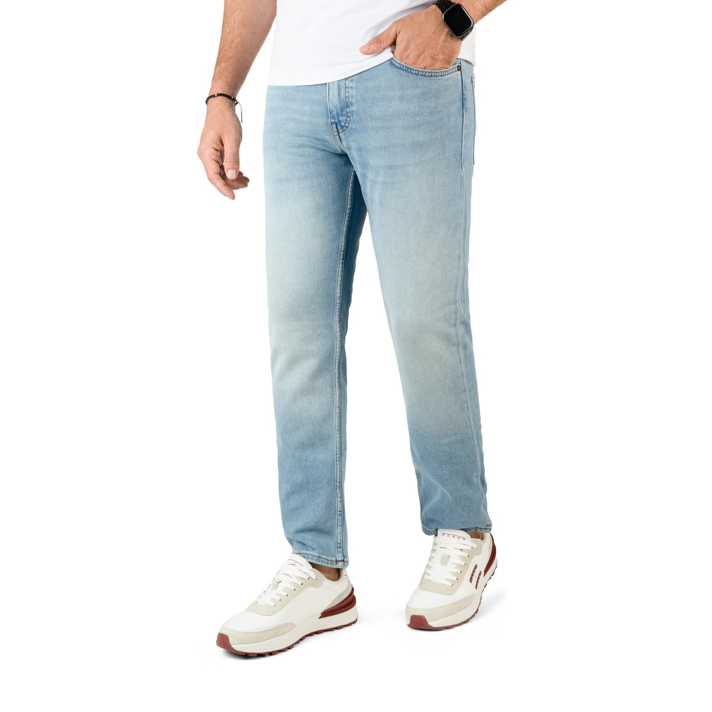 BOSS Men's Delaware Slim Fit Stretch Denim Jeans