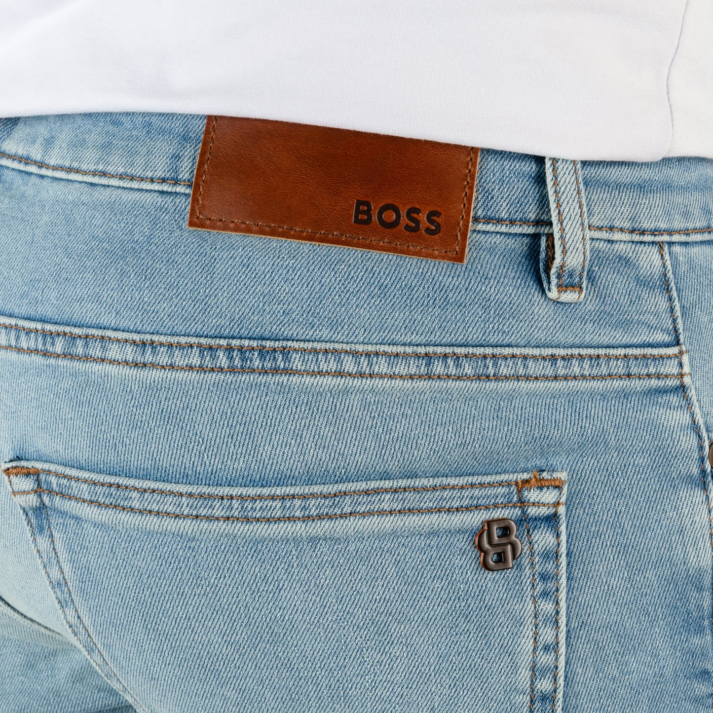 BOSS Men's Delaware Slim Fit Stretch Denim Jeans