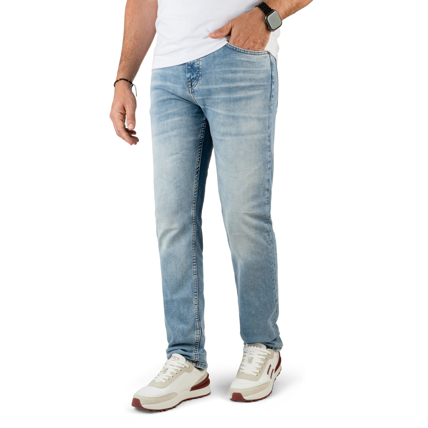 BOSS Delaware Slim Fit Jeans with Soft Motion Technology