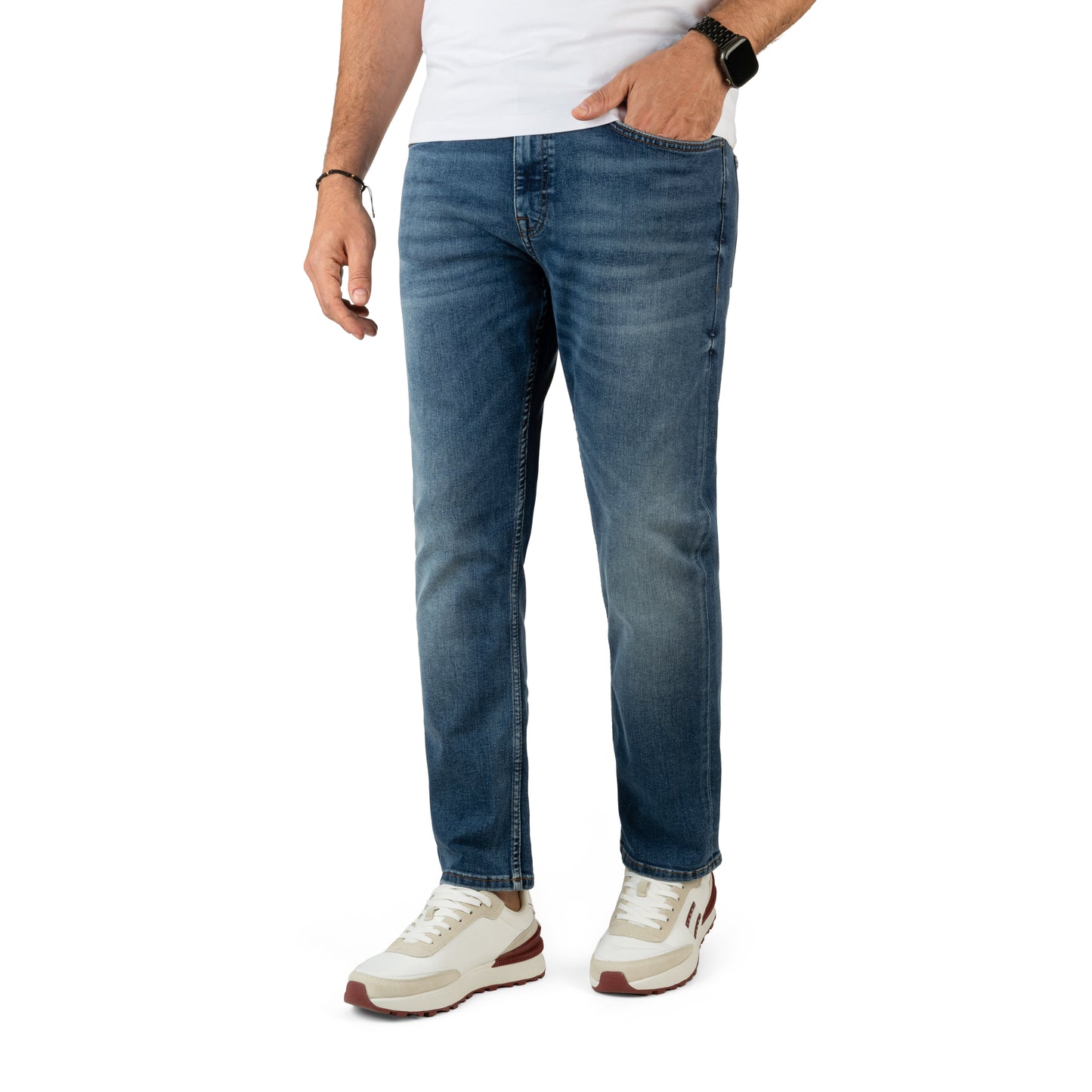 BOSS Men's Soft Motion Slim Fit Stretch Jeans