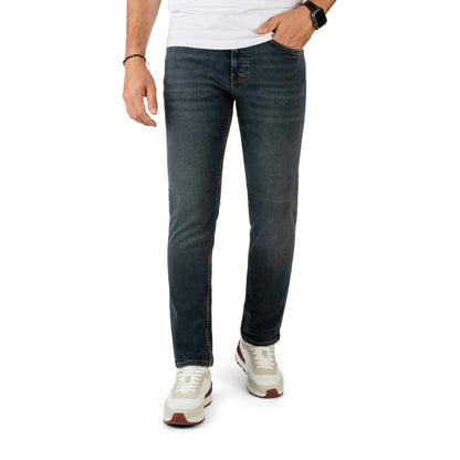 BOSS Men's Authentic Slim-Leg Jeans with Signature Logo Detail