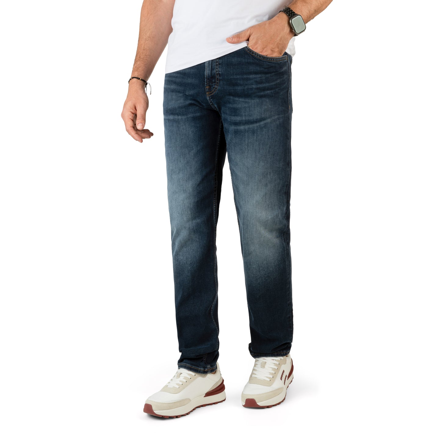 BOSS Men's Soft Motion Slim Fit Denim Jeans