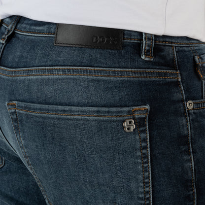BOSS Men's Soft Motion Slim Fit Denim Jeans