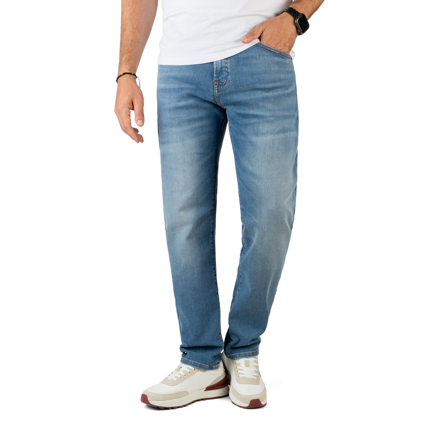 BOSS Men's Soft Motion Slim Fit Stretch Jeans