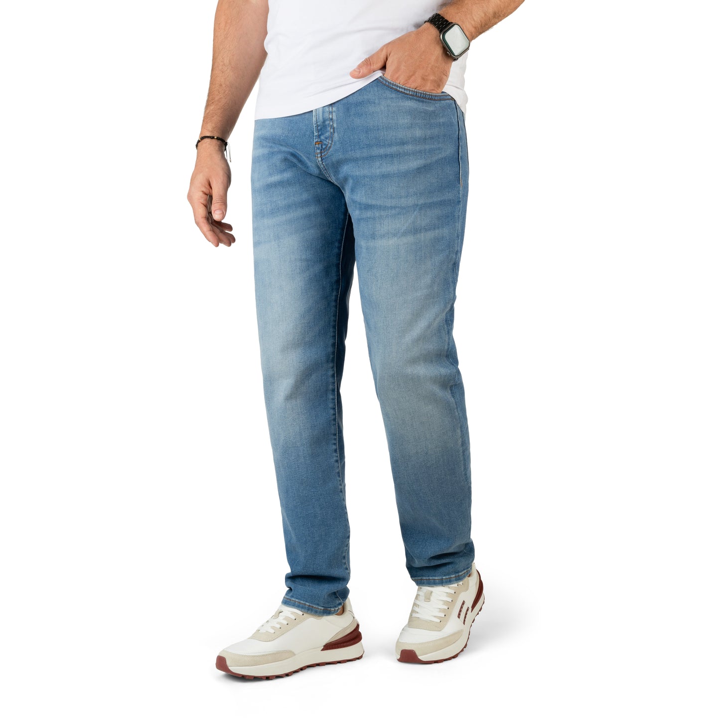 BOSS Men's Soft Motion Slim Fit Stretch Jeans