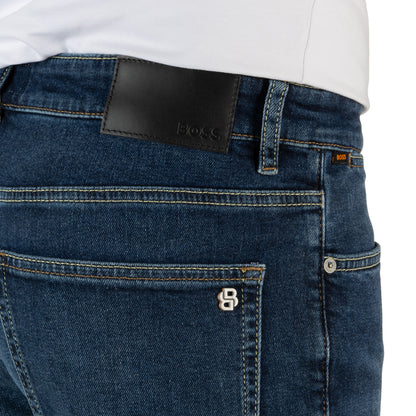 BOSS Soft Motion High-Performance Stretch Denim Trousers