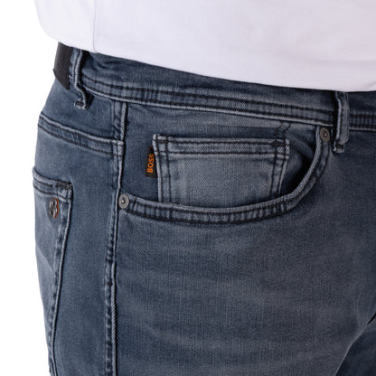 BOSS Men's Soft Motion Skinny-Fit Performance Denim Jeans
