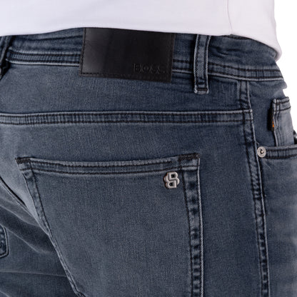 BOSS Men's Soft Motion Skinny-Fit Performance Denim Jeans