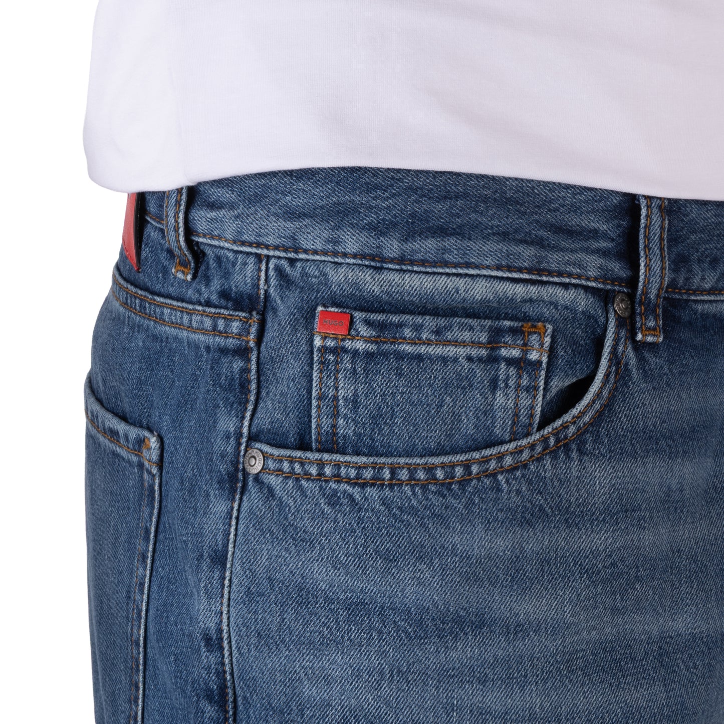 HUGO Men's Regular Fit Tapered Jeans