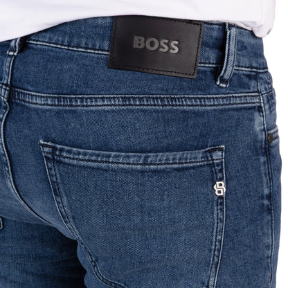 BOSS Men's Delaware Slim Fit Stretch Denim Jeans