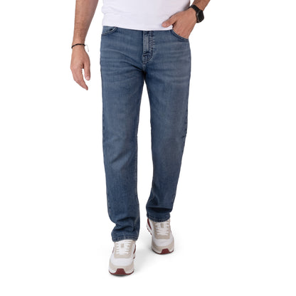 BOSS Men's Slim-Fit Tapered Stretch Jeans