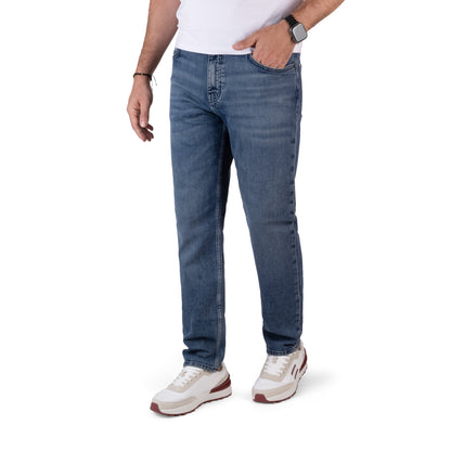 BOSS Men's Slim-Fit Tapered Stretch Jeans