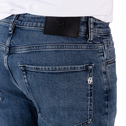 BOSS Men's Slim-Fit Tapered Stretch Jeans