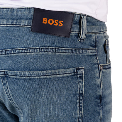 BOSS Men's Slim-Fit Stretch Denim Jeans