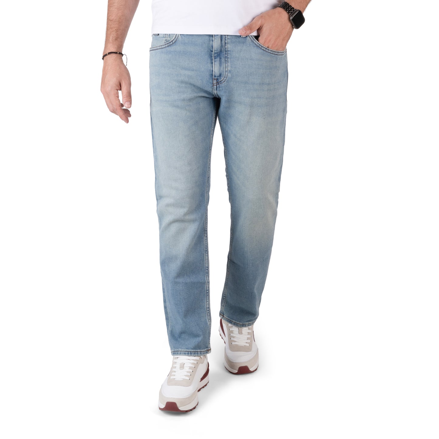 HUGO Men's Regular Fit Tapered Jeans
