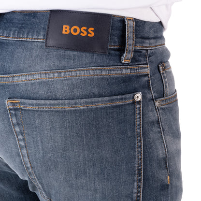 BOSS Men's Delaware Slim Fit Stretch Denim Jeans
