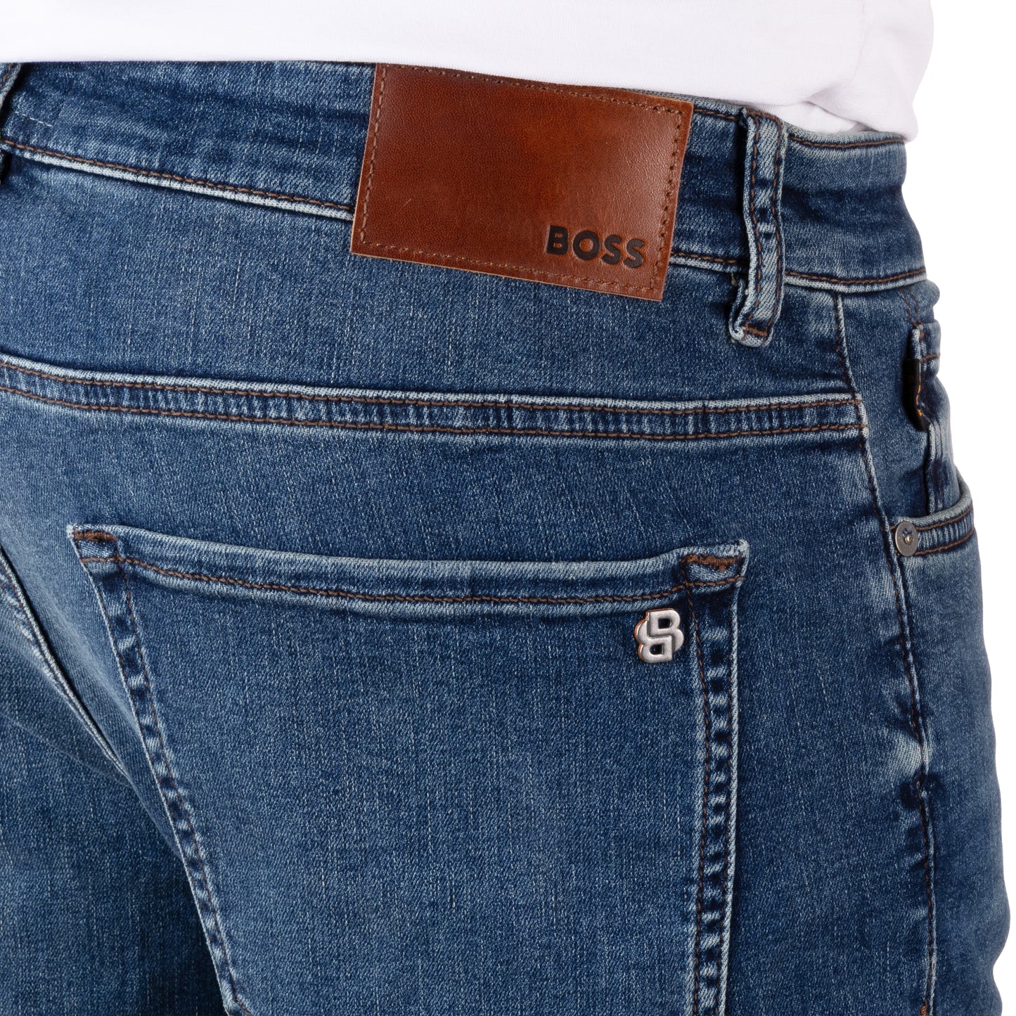BOSS Men's Soft Motion Skinny Fit Stretch Jeans