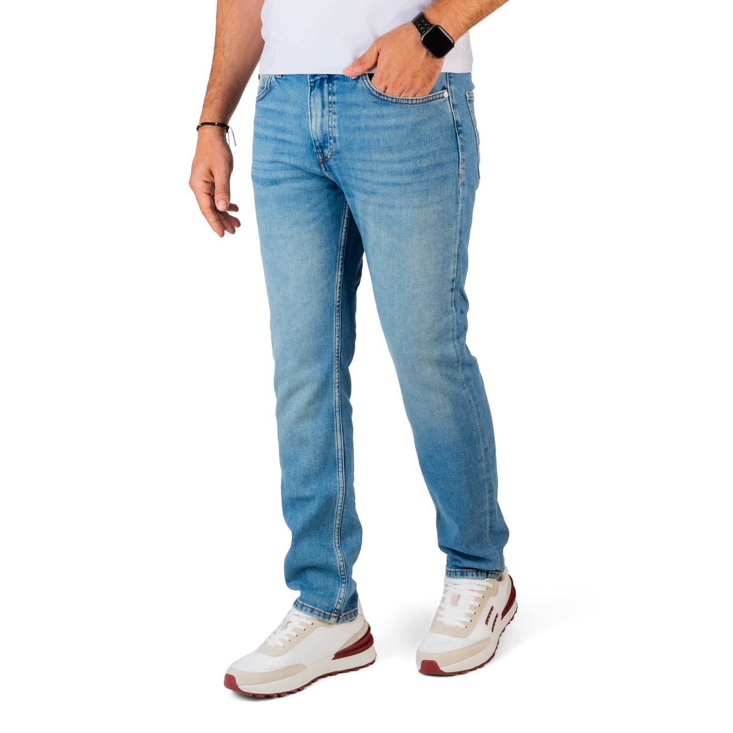 BOSS Men's Delaware Slim-Fit Stretch Denim Jeans