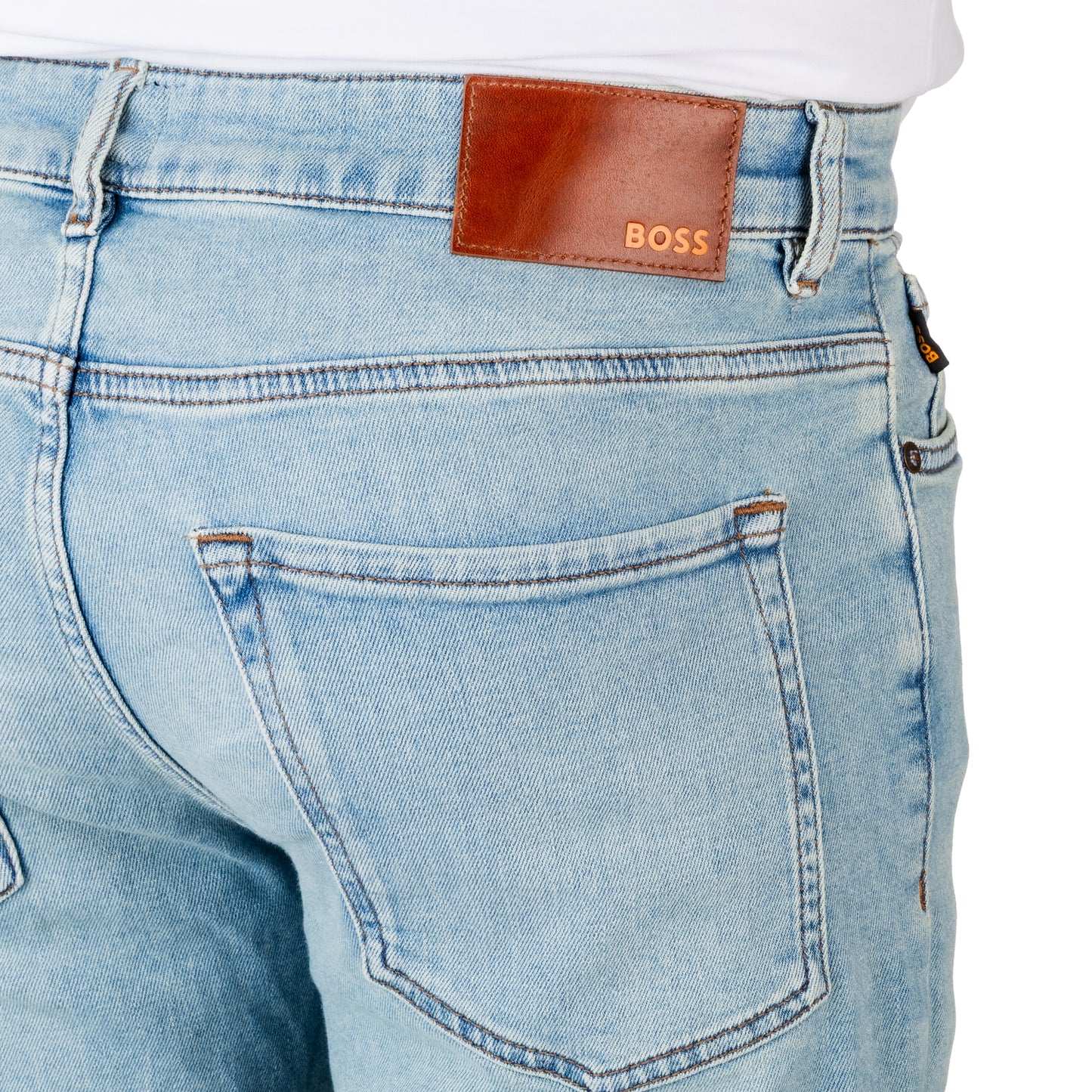 BOSS Men's Maine Regular-Fit Luxury Denim Jeans