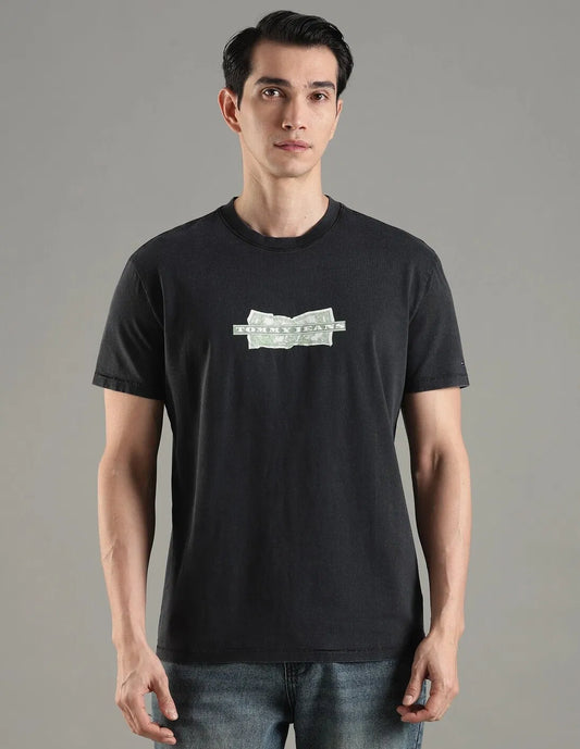 Tommy Jeans Men's Graffiti Spray Graphic T-Shirt - White