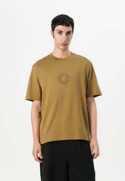 BOSS Men's Royal Blue Vertical Fade-Effect Stripe Luxury T-Shirt