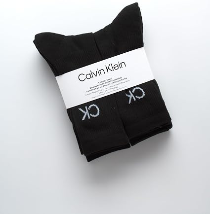 Calvin Klein Men's Cushion Sole Ribbed Crew Socks (6 Pairs)