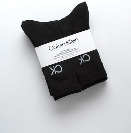Calvin Klein Men's Cushion Sole Ribbed Crew Socks (6 Pairs)
