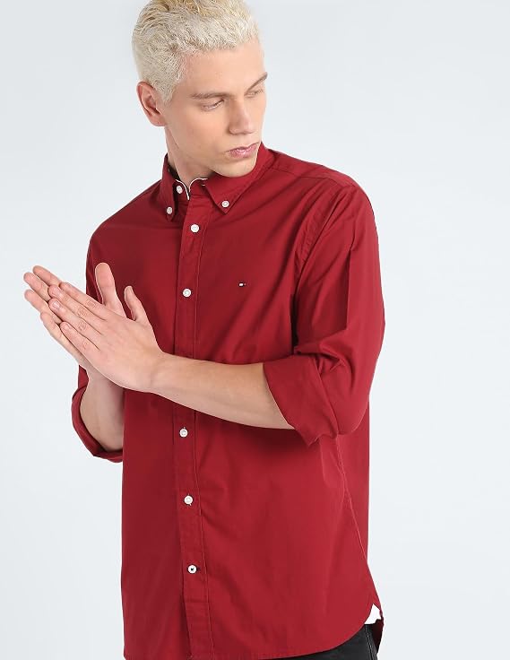 Tommy Hilfiger Long Sleeve Solid Shirt