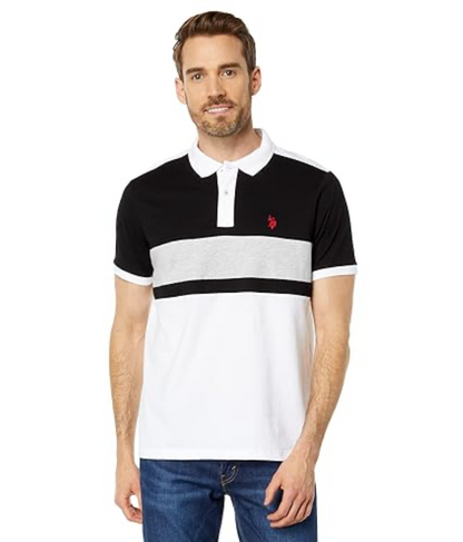 U.S. Polo Assn. Men's Colorblock Short Sleeve Polo Shirt