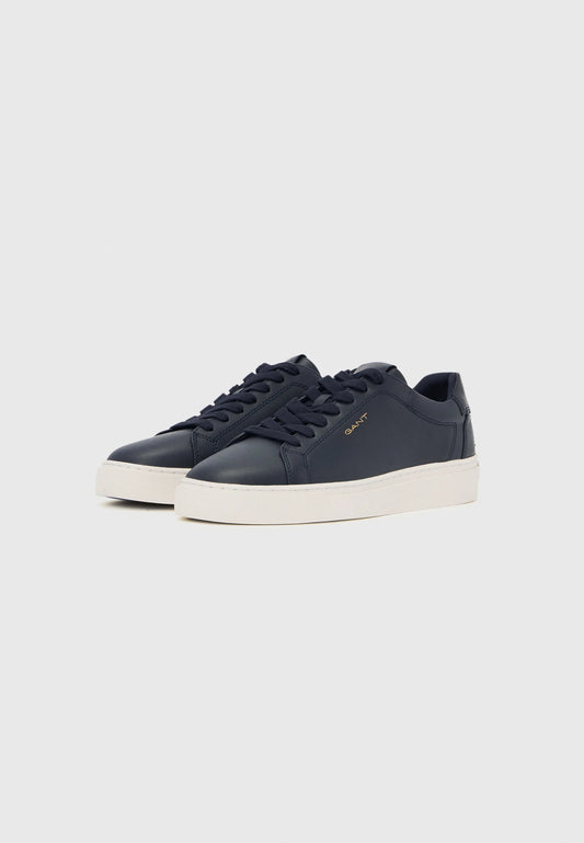 GANT Premium Colorblock Leather Sneakers in Navy & Cream