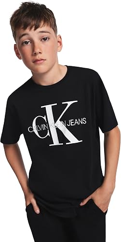 Calvin Klein Jeans Boys Scribble CK Logo Graphic Tee